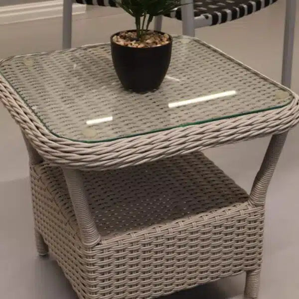 Hydro Fire Katakia Wicker Side Table