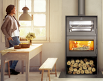 LACUNZA OSLO | FREE STANDING FIREPLACE / OVEN COMBINATION