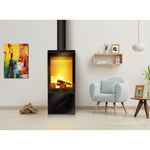 LACUNZA CALAIS FREE STANDING FIREPLACE | FANS INCLUDED