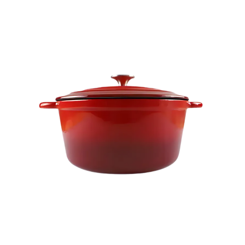 CHEF ROUND CASSEROLE RED 6L