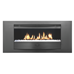 INFINITI 700 CLASSIC BUILT-IN GAS FIREPLACE | BLACK FRAMES