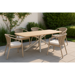HYDROFIRE DESERT SAND DINING TABLE