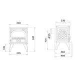 DOVRE 250 FREESTANDING MULTIFUEL