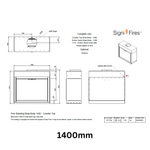 SIGNI FIRES EMBER COUNTER TOP WOOD & CHARCOAL BRAAI | M/S