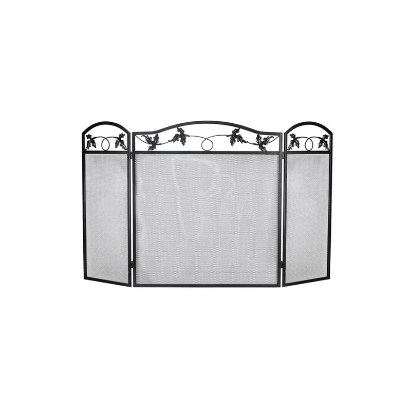 FIREPLACE SCREEN 3-FOLD VINEYARD