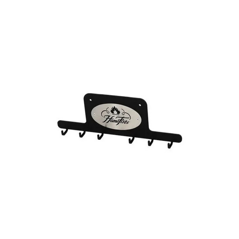 Home Fires branded fireplace and braai tool hanger