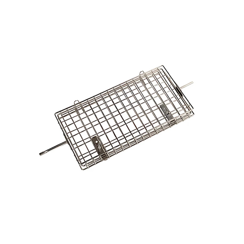 HOME FIRES STAINLESS STEEL ROTISSERIE BASKET