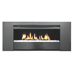 INFINITI 700 CLASSIC BUILT-IN GAS FIREPLACE | BLACK FRAMES