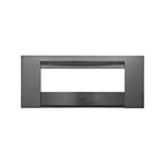 INFINITI 700 CLASSIC BUILT-IN DOUBLE SIDED GAS FIREPLACE | EXTRA WIDE TRIM & DOORS M/S