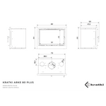 KRATKI ARKE 80 PLUS