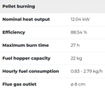 PALAZZETTI ECOFIRE BIANCA 12