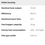 PALAZZETTI ECOFIRE VIVENNE 12 US