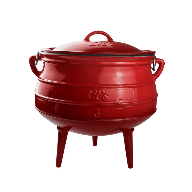 LK’s Pot Red Enamel (3-Leg) No.3