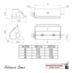 CHAD-O-CHEF ROTISSERIE DOME (5 Burner)