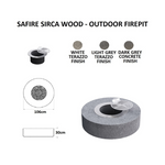 SAfire SIRCA WOOD FIREPIT