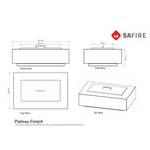 SAfire PLATEAU GAS FIREPIT