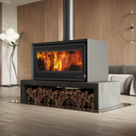 SAfire HEETA 950 D/S BEVEL WOOD FIREPLACE