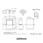 SIGNI FIRES EMBER FREESTANDING WOOD & CHARCOAL BRAAI | LOG STORAGE | M/S
