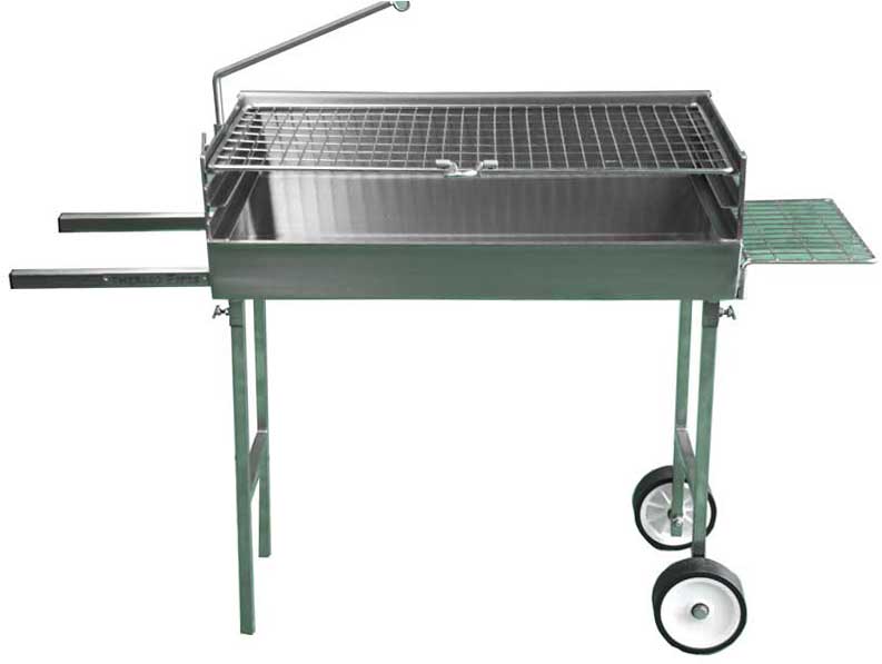 800 Double Caravaner Trolley Braai 304 Stainless Steel