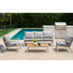 HYDROFIRE SALERNO ROPE TEAK FUSION SET