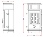 Hydro Fire Invicta Treville Freestanding Fireplace