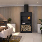 Signi Fires Ember Freestanding Wood and Charcoal Braai Mild Steel