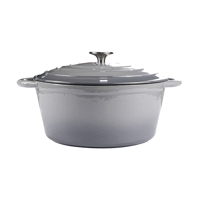 Chef round casserole grey 6L