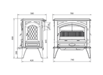 Dovre 760 Wood Burning With Side Door