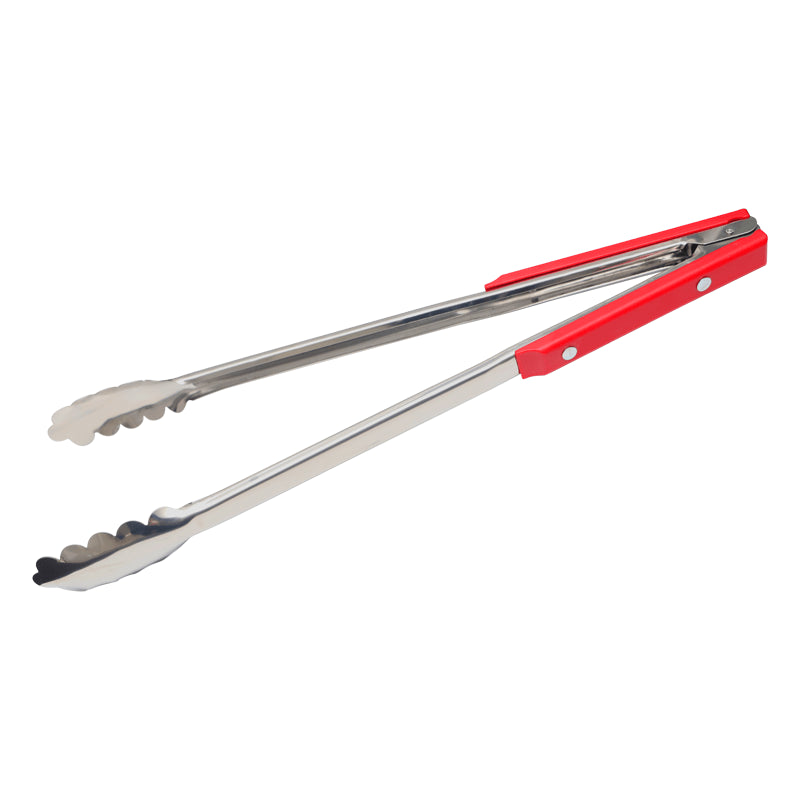 LK's - Tongs Salad Stainless Steel - Red